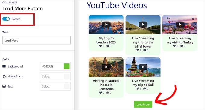 Customize video player experience