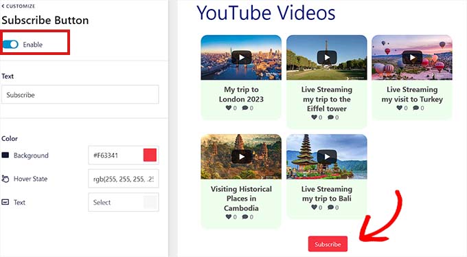 Customize the Load More button
