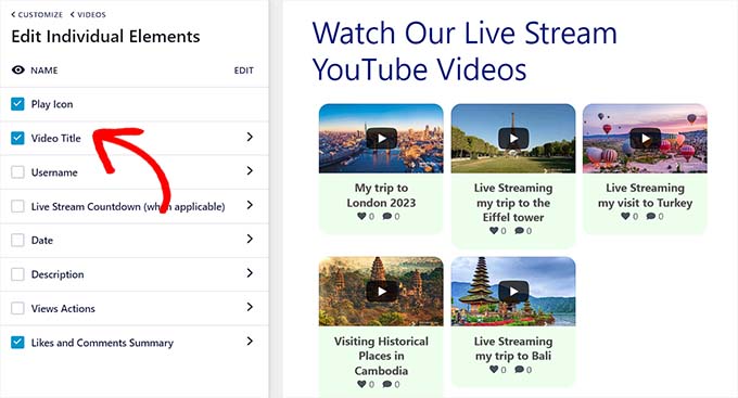 Customize video style